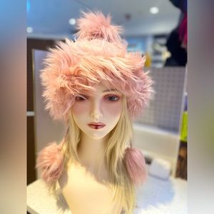 XQ HighQuality Full faux fur Hat with Beautiful Design
